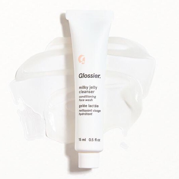 Glossier Milky Jelly Cleanser. Clean, Remove Dirts, Wash, Gentle, Revitalize - Picture 1 of 4